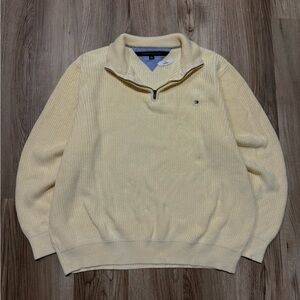 Tommy Hilfiger Knit Quarter Zip • Size L